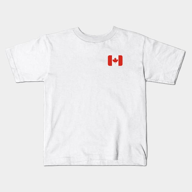 Canadian Flag Kids T-Shirt by Orchyd